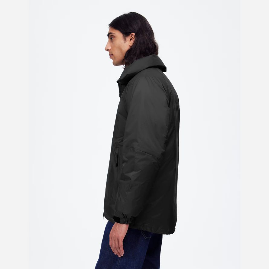 madewell nangaᆴ aurora tex stand collar mens down jacket dark grey