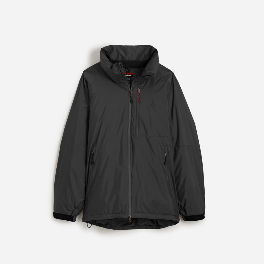 madewell nangaᆴ aurora tex stand collar mens down jacket dark grey