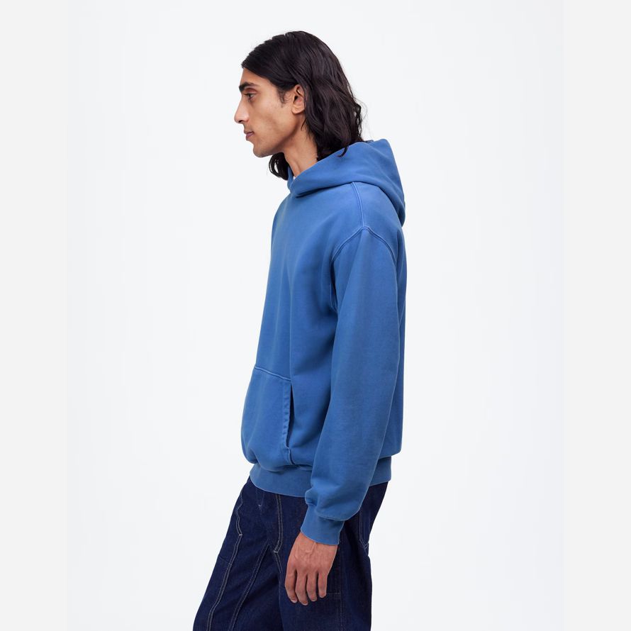 blue mens madewell den mccarren midweight hoodie