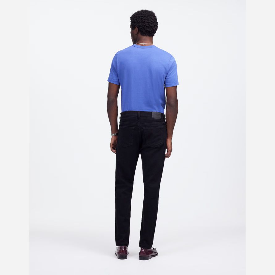 schwarz herren madewell athletic coolmax slim jeans
