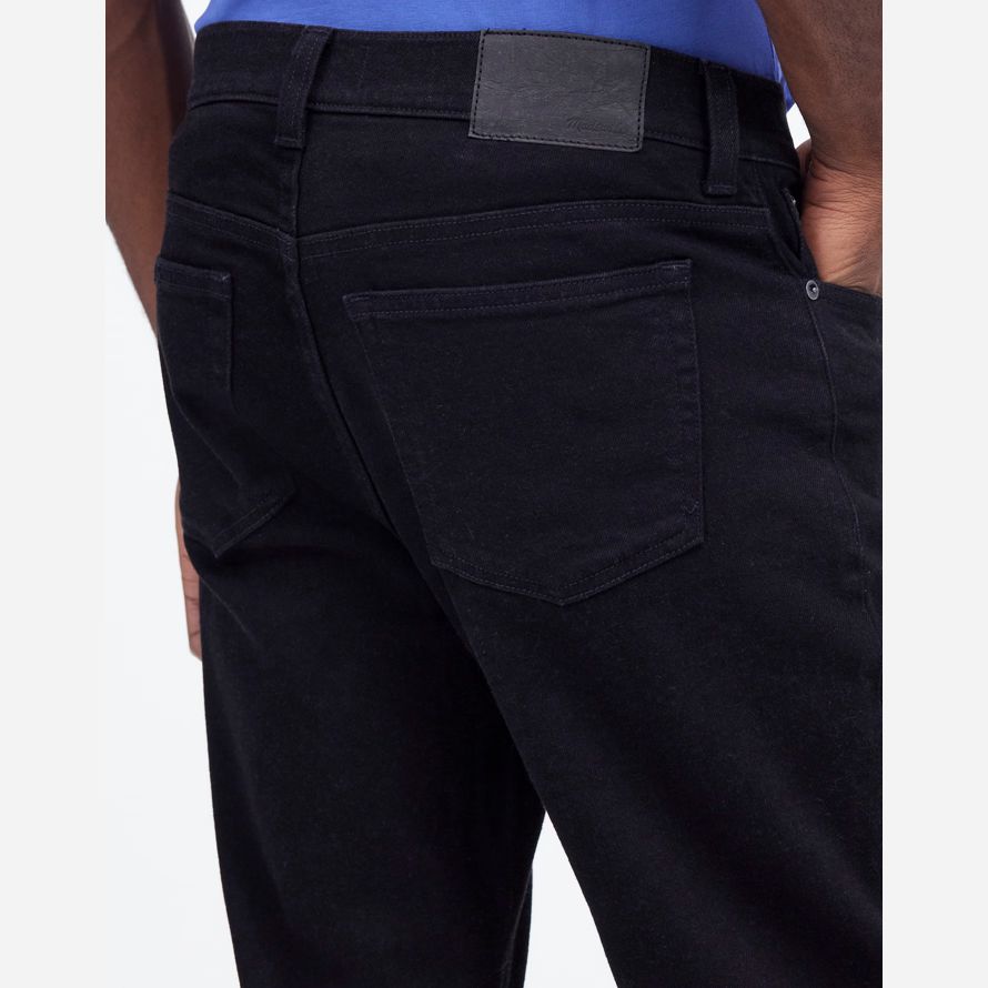 schwarz herren madewell athletic coolmax slim jeans