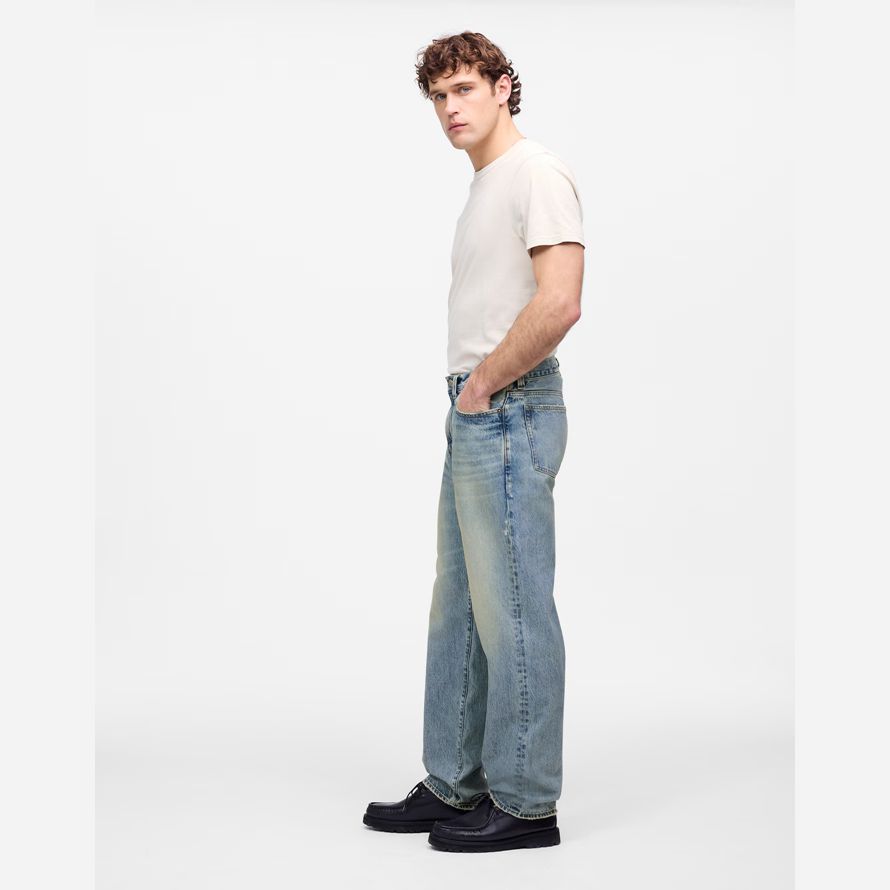 madewell 1991 loose straight mens jeans blau