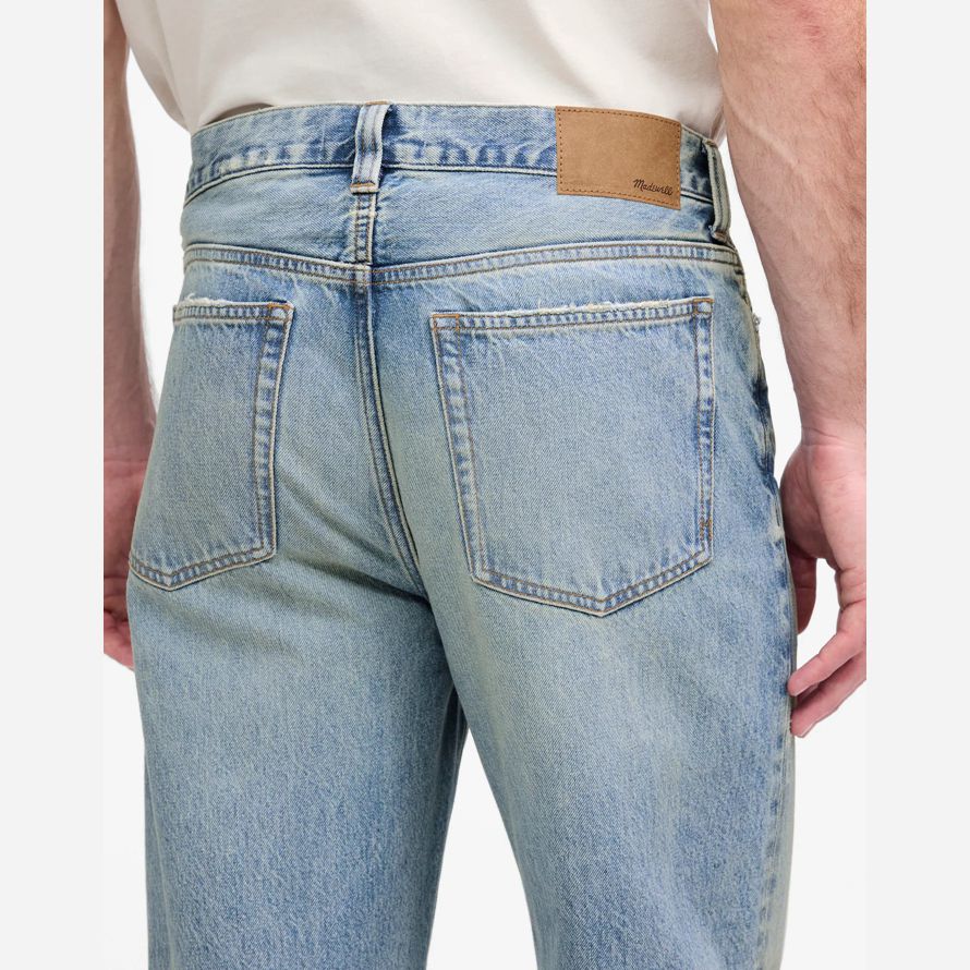 madewell 1991 loose straight mens jeans blau