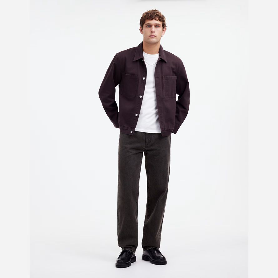 herren madewell 1991 lose gerade jeans schwarz