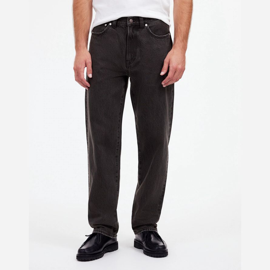 herren madewell 1991 lose gerade jeans schwarz
