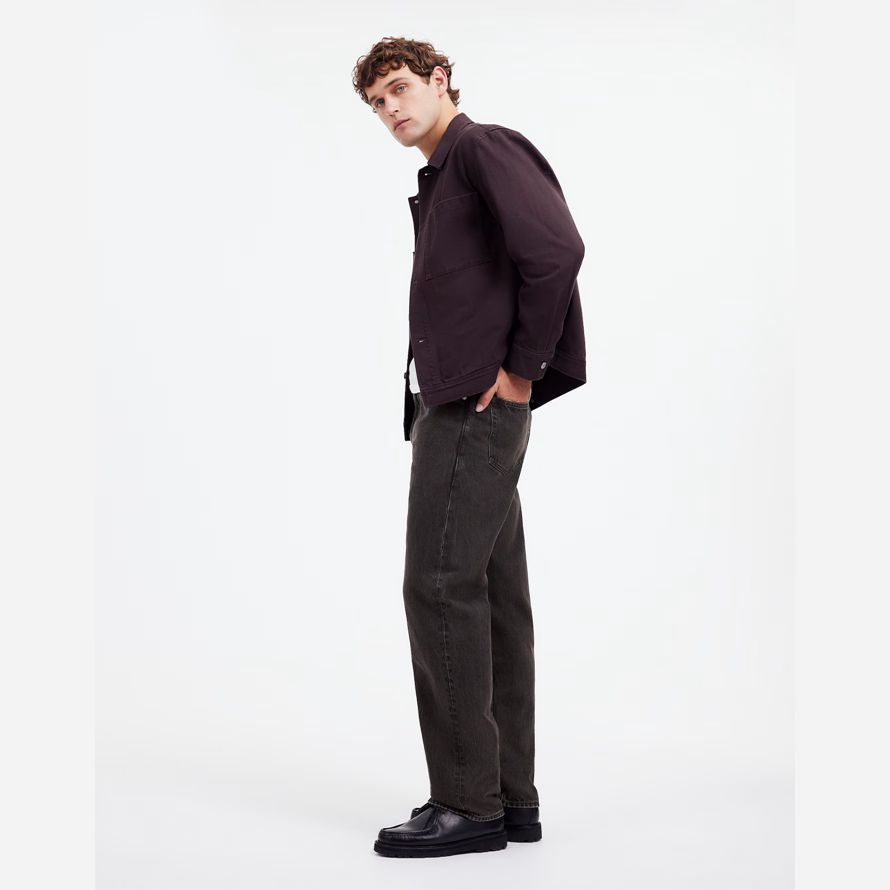 herren madewell 1991 lose gerade jeans schwarz