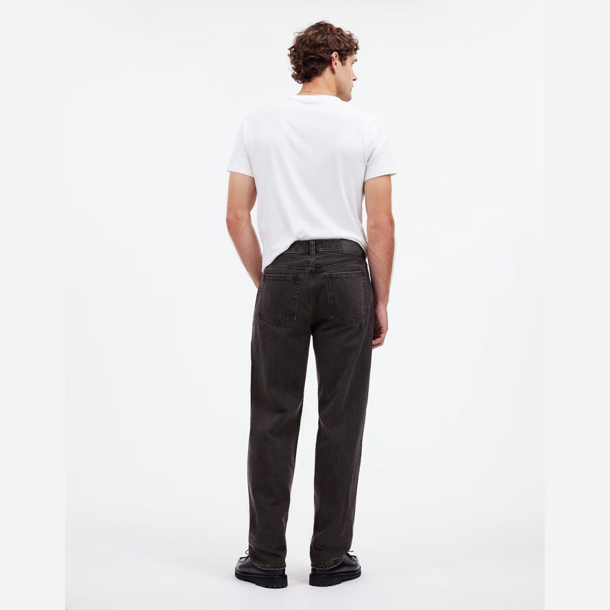herren madewell 1991 lose gerade jeans schwarz