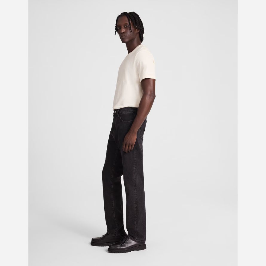 madewell 1991 mit geradem bein herren jeans schwarz