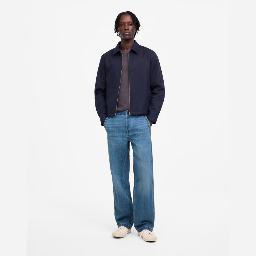 madewell patch pocket herren jeans blau