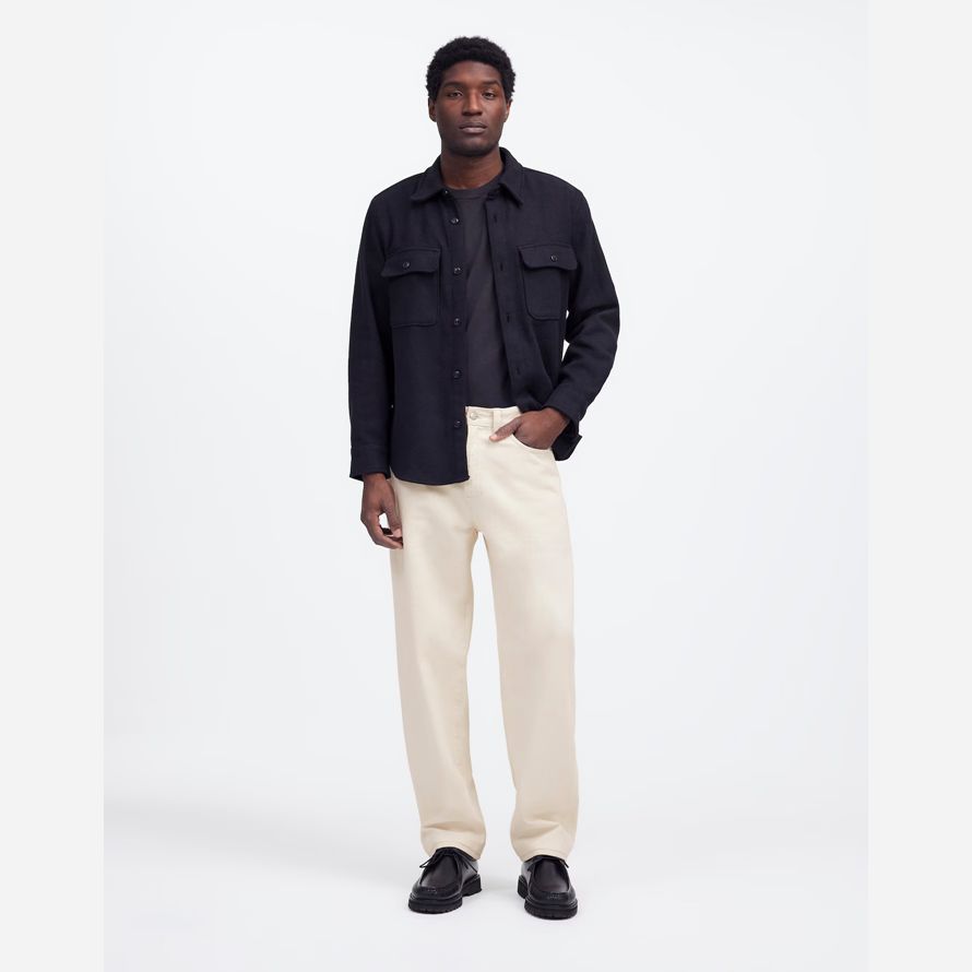 herren madewell 1991 lose gerade jeans-creme