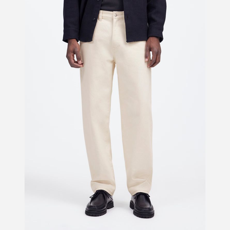 herren madewell 1991 lose gerade jeans-creme