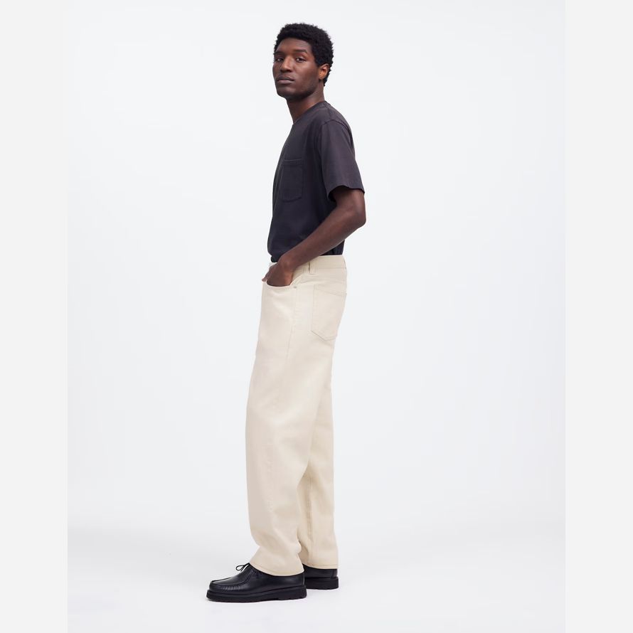 herren madewell 1991 lose gerade jeans-creme