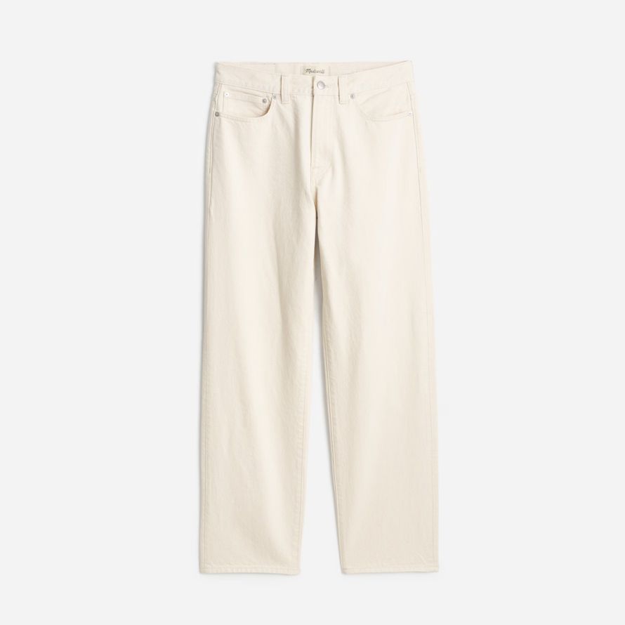 herren madewell 1991 lose gerade jeans-creme