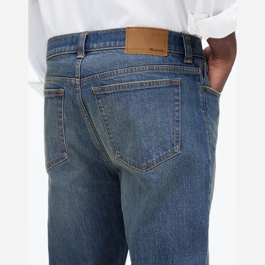 herren madewell 1991 straight-leg jeans dunkelblau