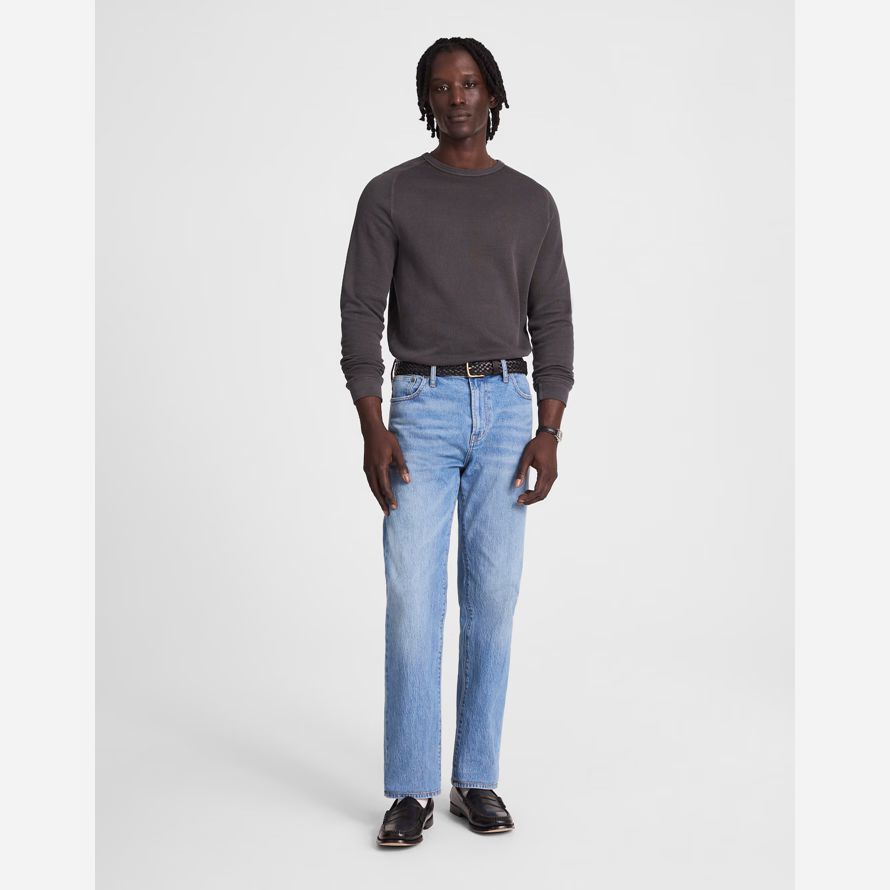 madewell 1991 mit geradem bein herren jeans blau