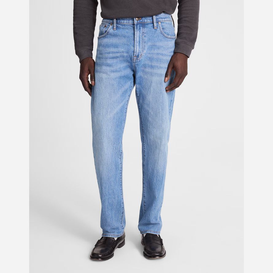 madewell 1991 mit geradem bein herren jeans blau
