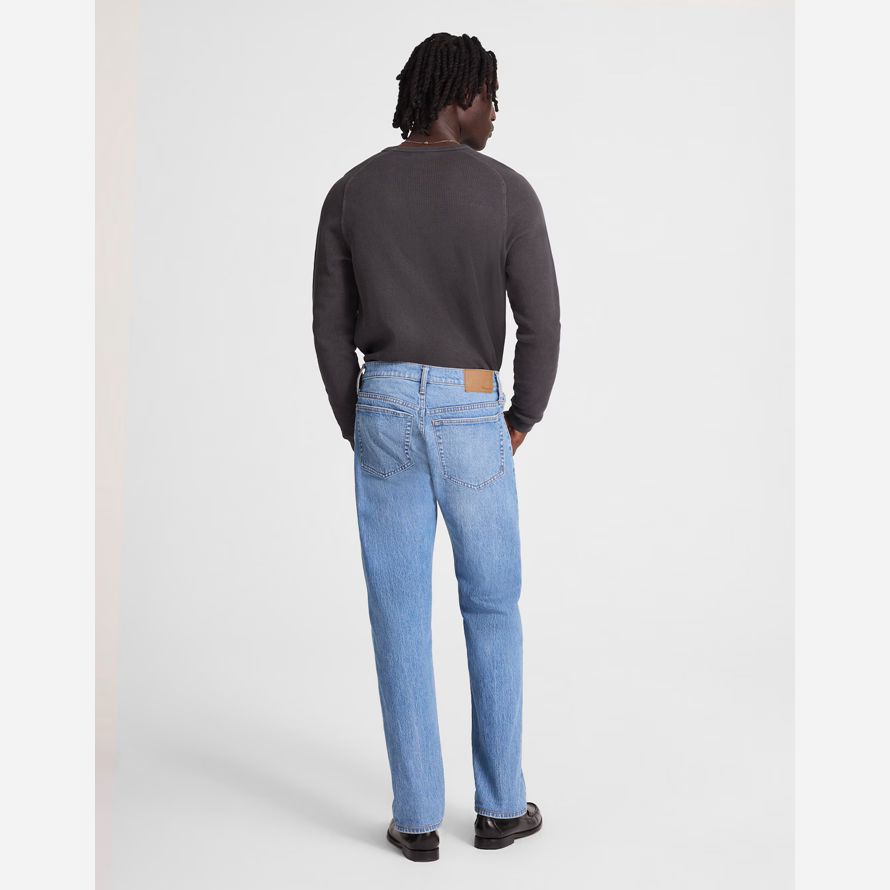 madewell 1991 mit geradem bein herren jeans blau