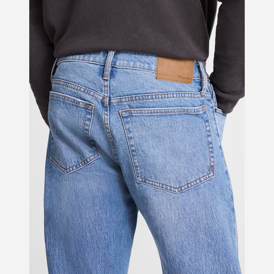 madewell 1991 mit geradem bein herren jeans blau