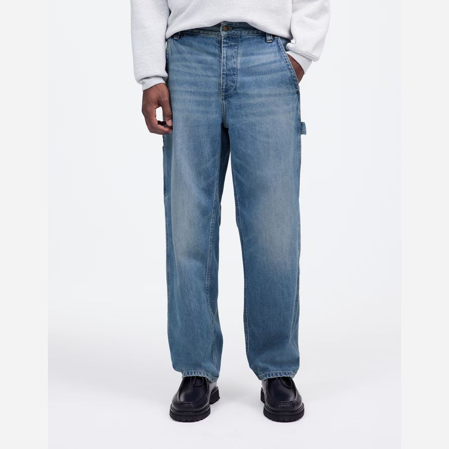 madewell carpenter herren jeans blau