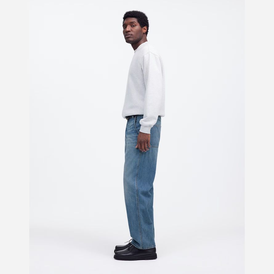 madewell carpenter herren jeans blau