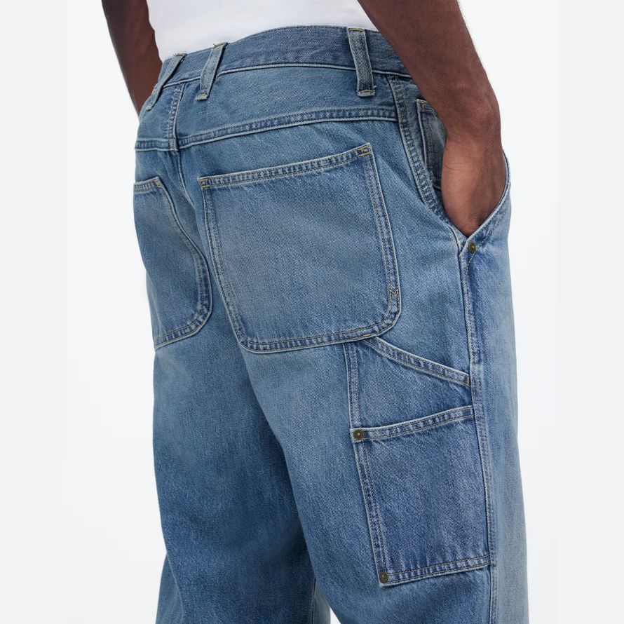 madewell carpenter herren jeans blau