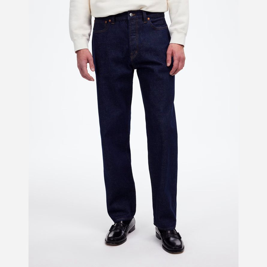 herren madewell 1991 loose straight jeans dark blue