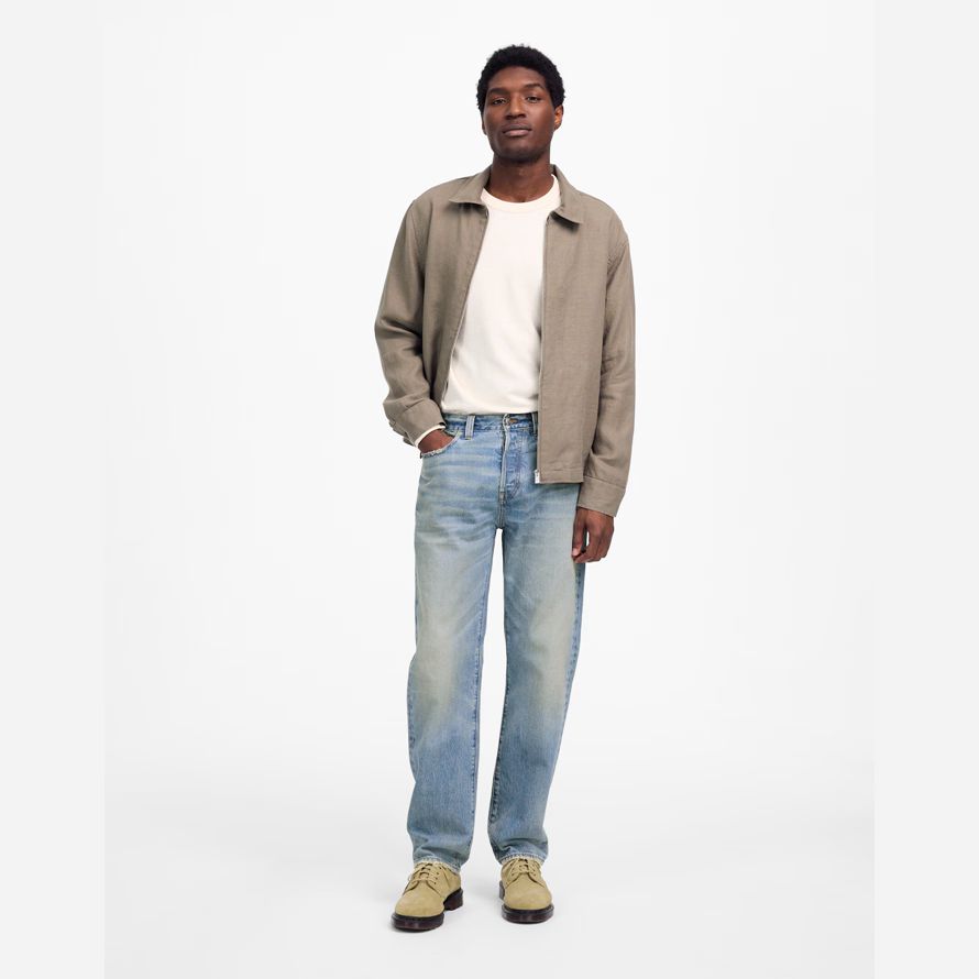 madewell 1991 mit geradem bein herren jeans blau