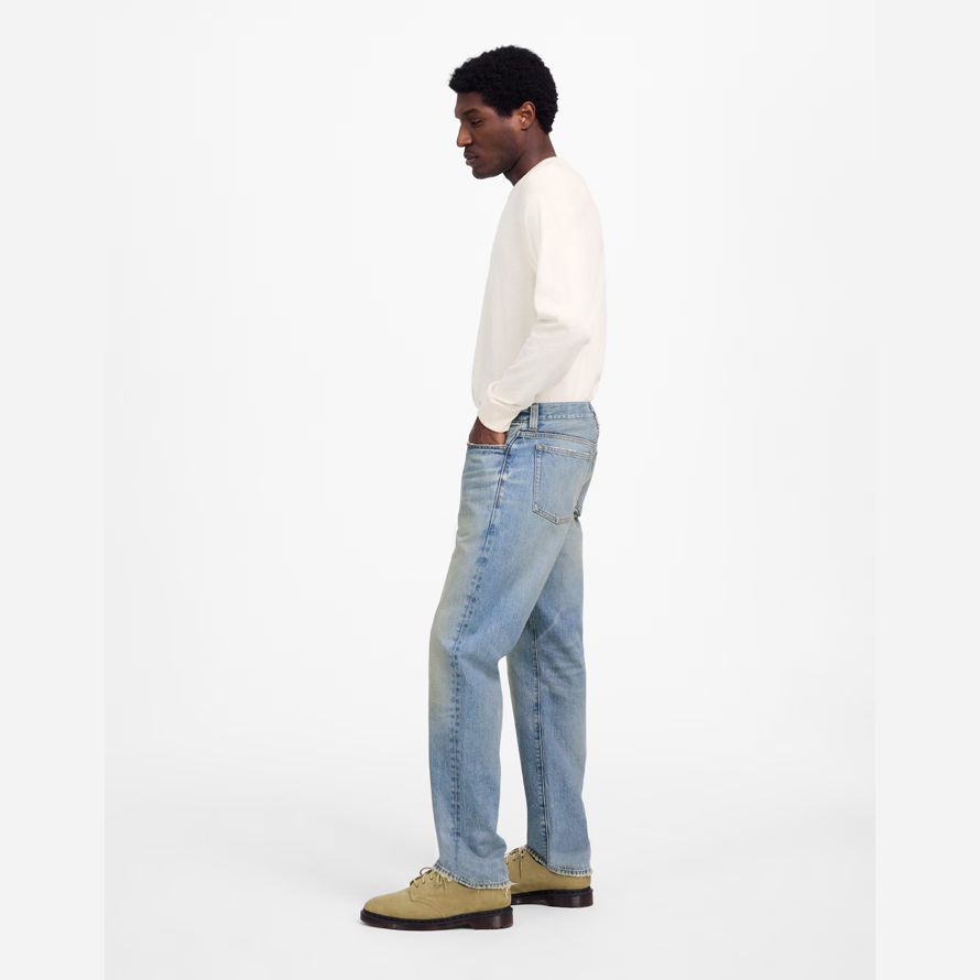 madewell 1991 mit geradem bein herren jeans blau