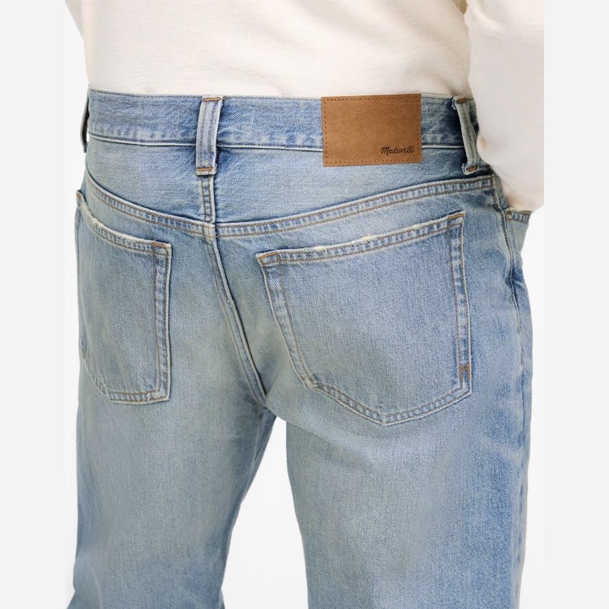 madewell 1991 mit geradem bein herren jeans blau