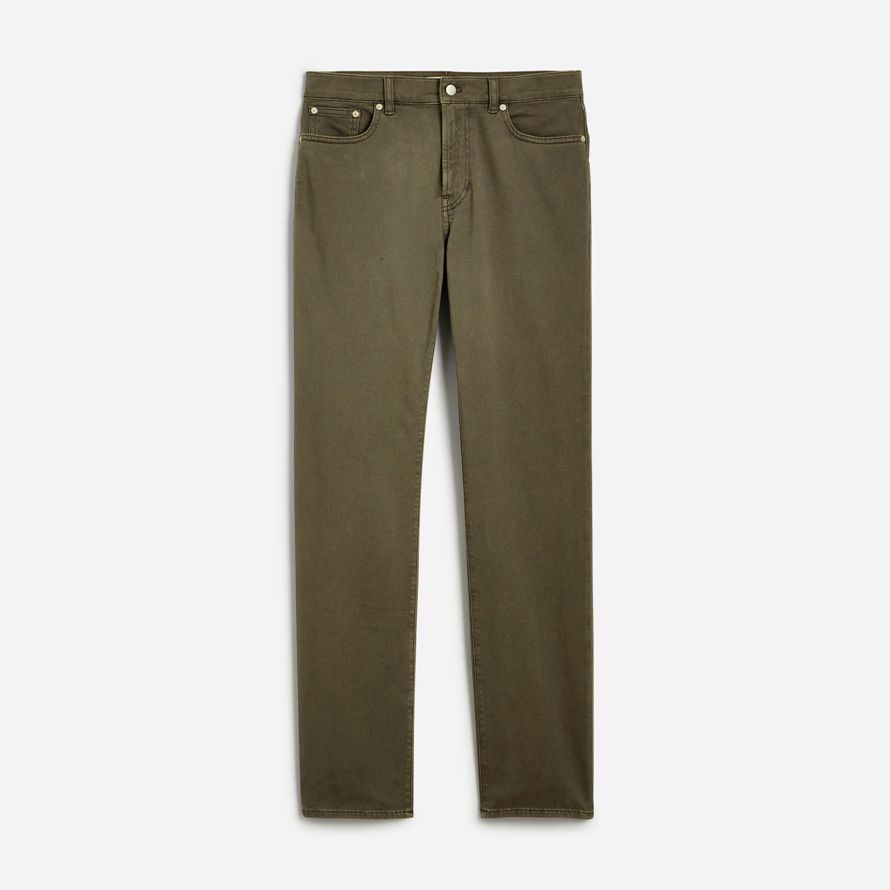 madewell der sportliche allday slim herren hose oliv