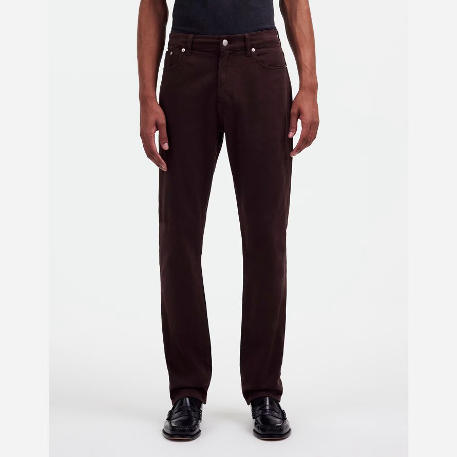 dunkle schokolade madewell den allday 1991 mit geradem bein herren hosen