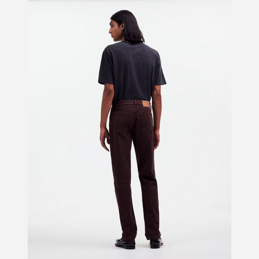 dunkle schokolade madewell den allday 1991 mit geradem bein herren hosen