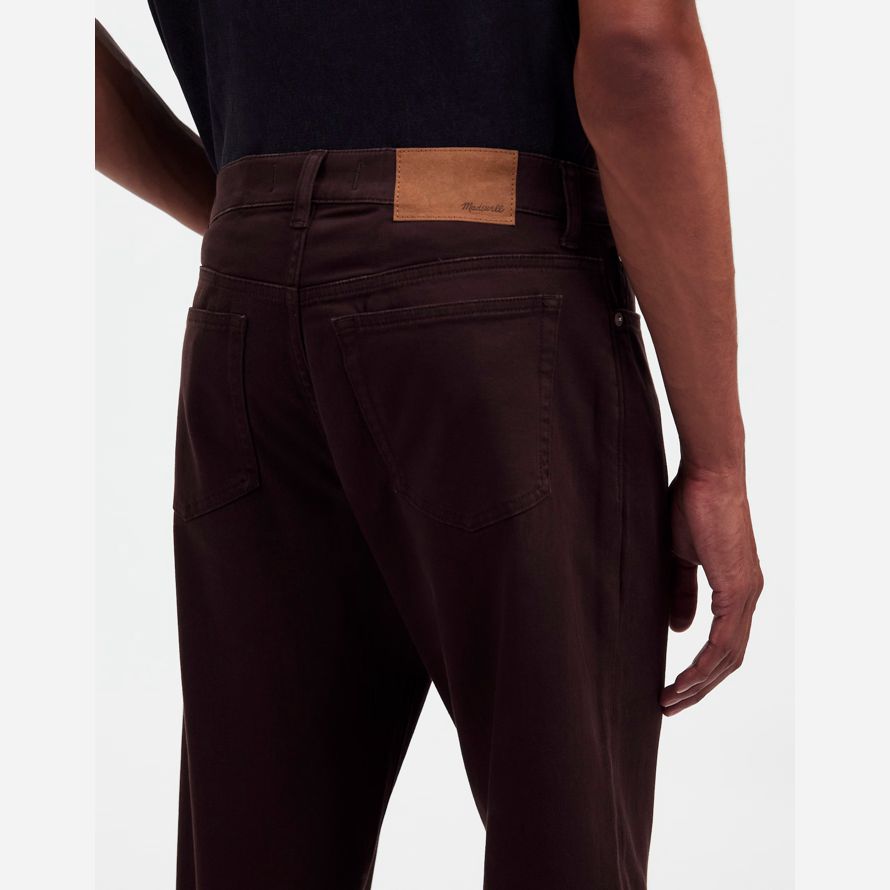 dunkle schokolade madewell den allday 1991 mit geradem bein herren hosen