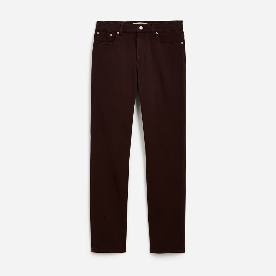 dunkle schokolade madewell den allday 1991 mit geradem bein herren hosen