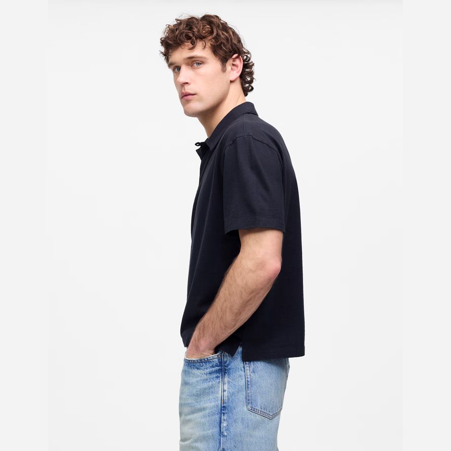 schwarz herren madewell vintage polo