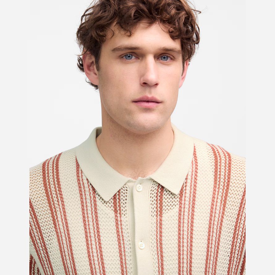 madewell open-stitch-button-up-pullover-herren-polo-beige brown