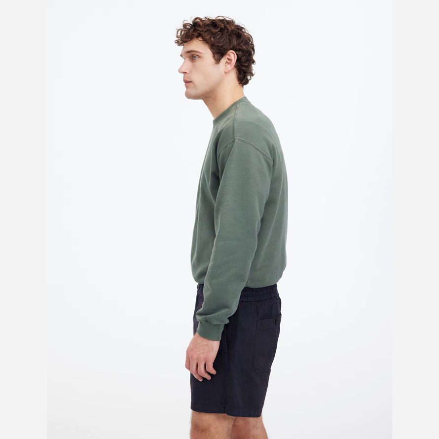 herren madewell everywear cotton blend shorts schwarz