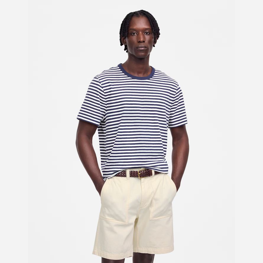 creme herren madewell patch pocket shorts
