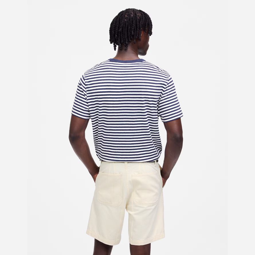 creme herren madewell patch pocket shorts