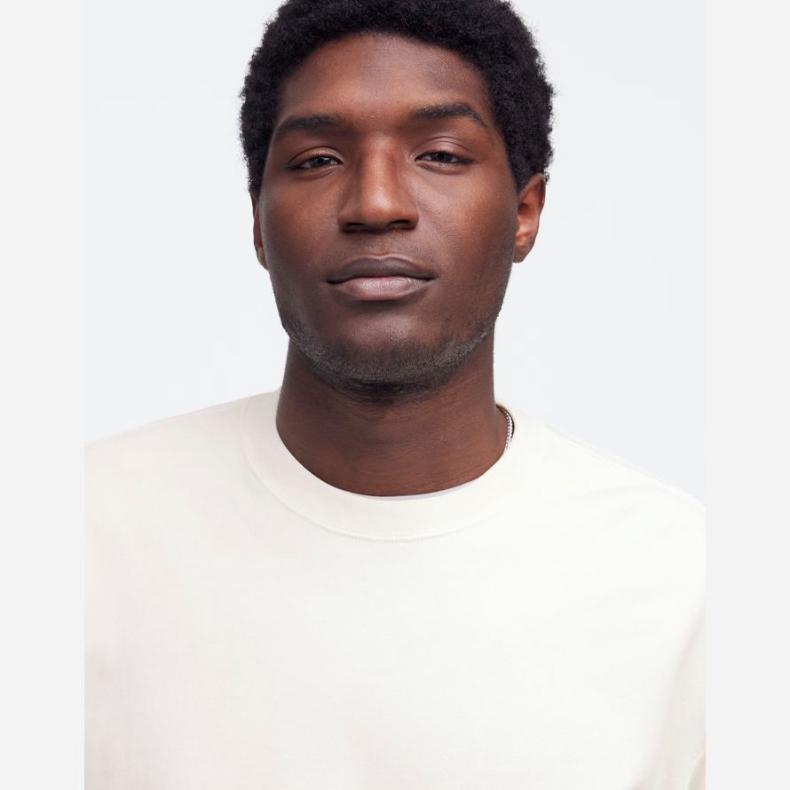 herren madewell den mccarren midweight crewneck sweatshirt-creme