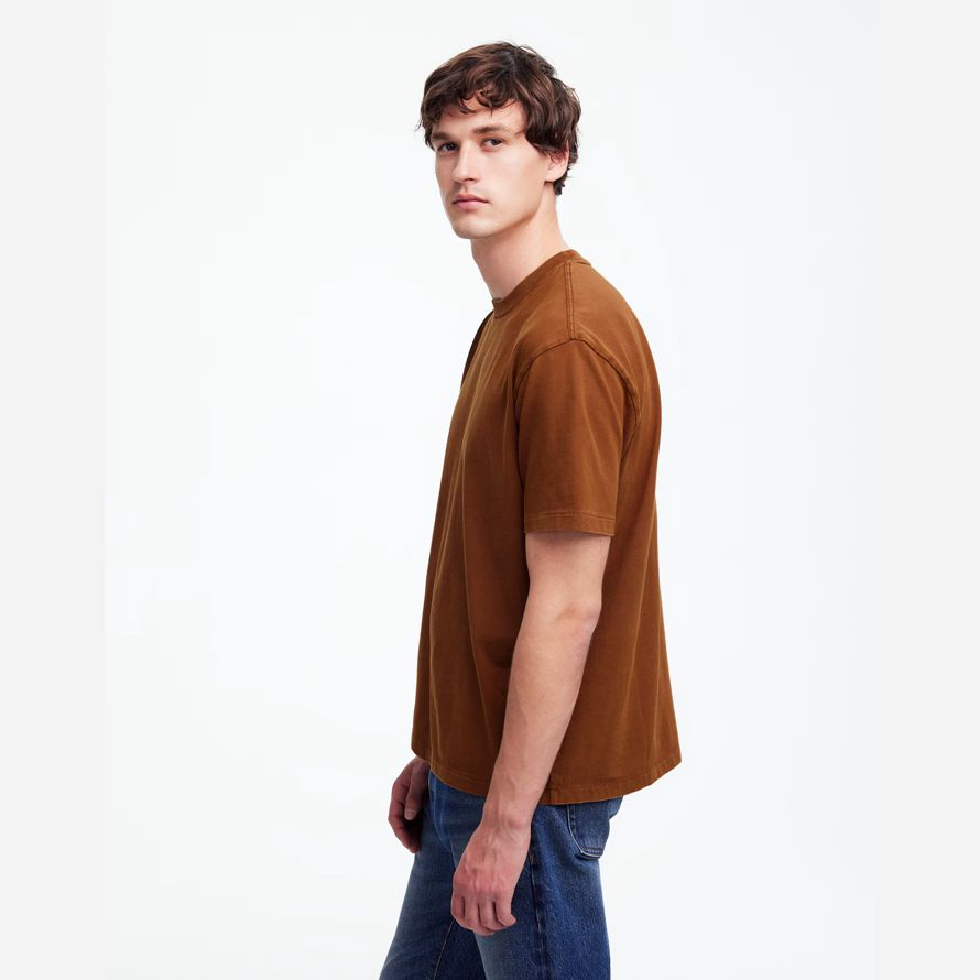 madewell die vintage-herren-t-shirts braun
