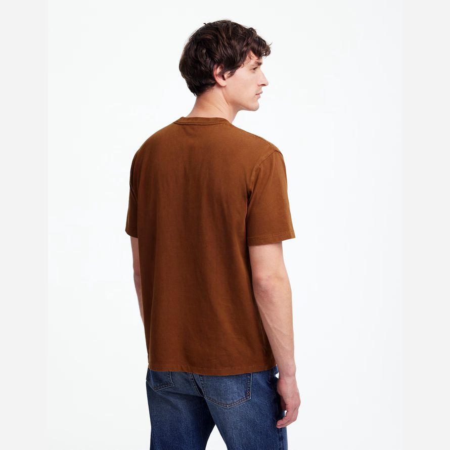 madewell die vintage-herren-t-shirts braun