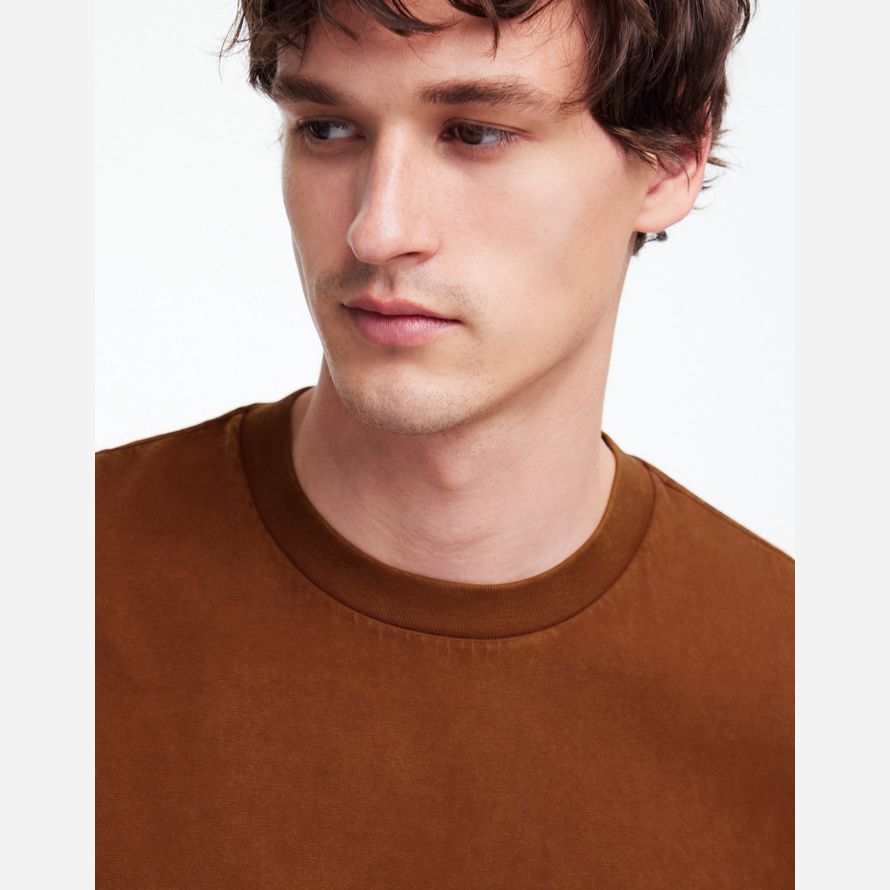 madewell die vintage-herren-t-shirts braun
