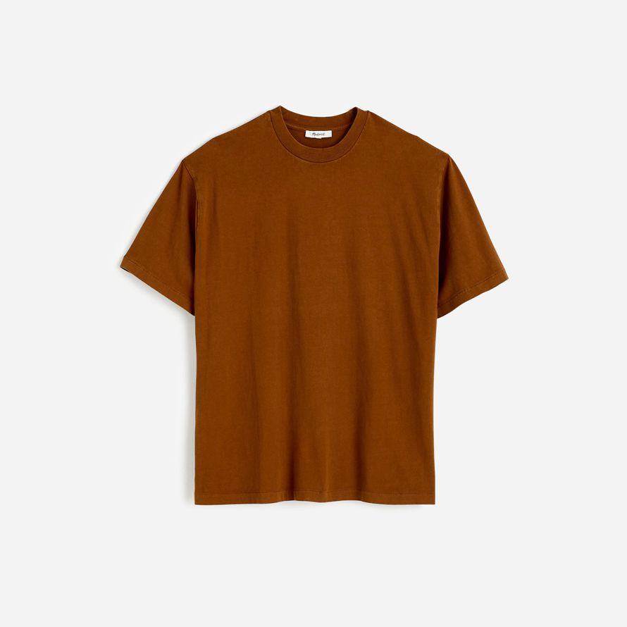 madewell die vintage-herren-t-shirts braun