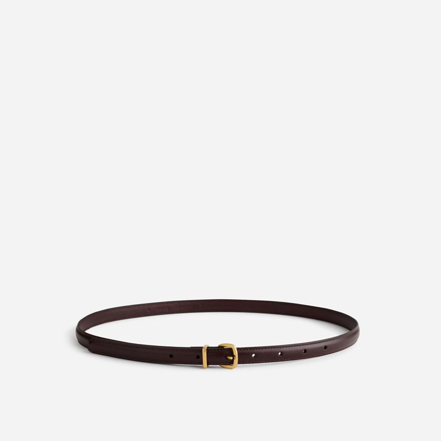 schokolade damen madewell das wesentliche skinny leather belt