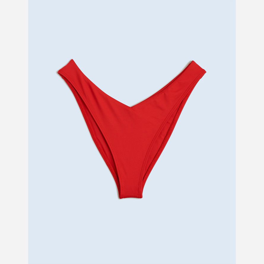 rote damen madewell frankies bikinis enzo bikini bottom