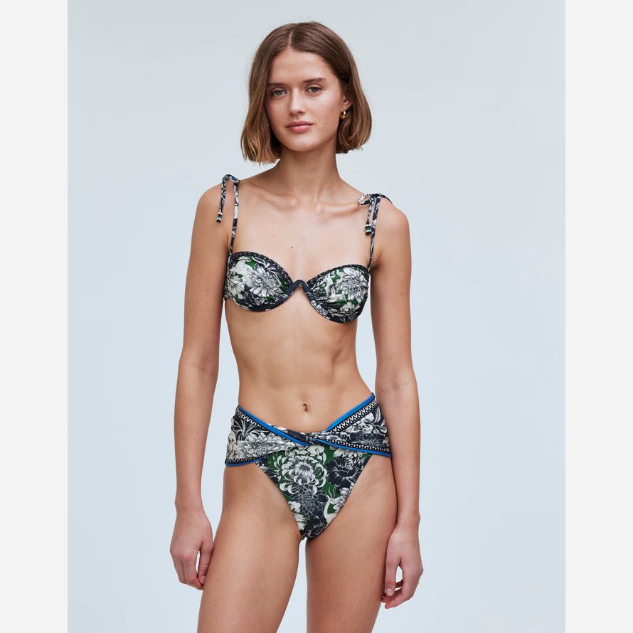 damen madewell agua bendita bikini-top-multicolor
