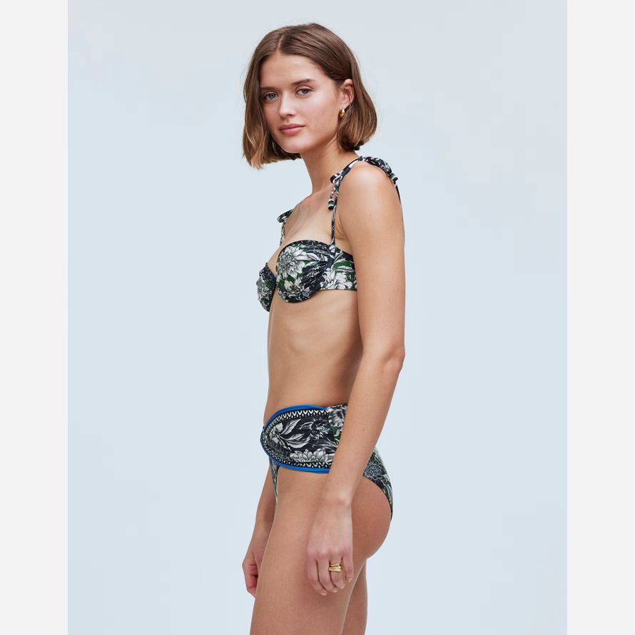 damen madewell agua bendita bikini-top-multicolor