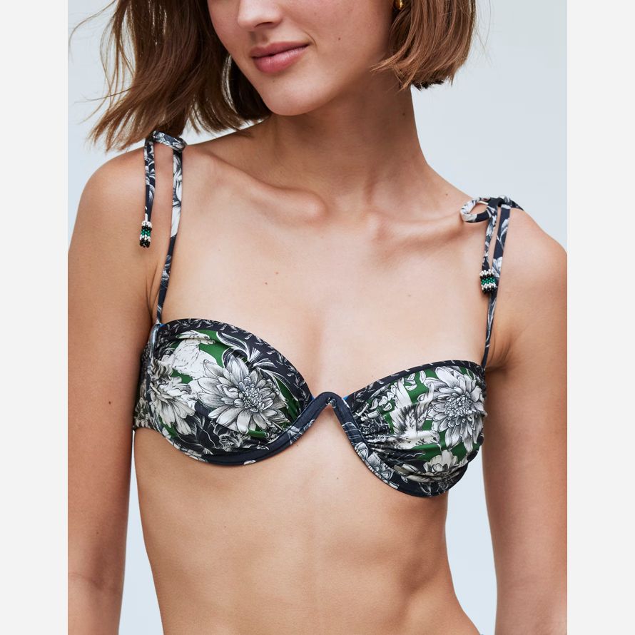 damen madewell agua bendita bikini-top-multicolor