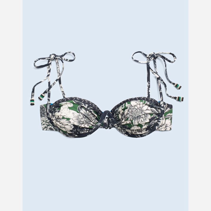 damen madewell agua bendita bikini-top-multicolor